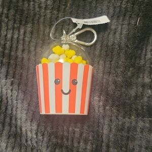 Bath & Body Works Red and White Popcorn Keychain